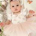 Odessa Flower Baby Girl Romper