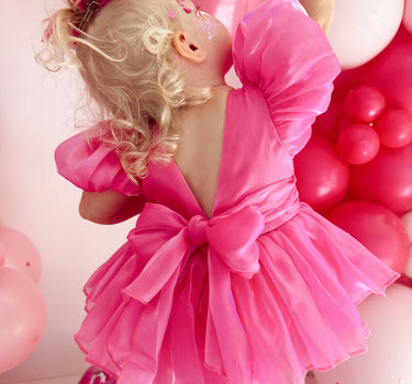 Dolly Romper - Fuchsia Pink