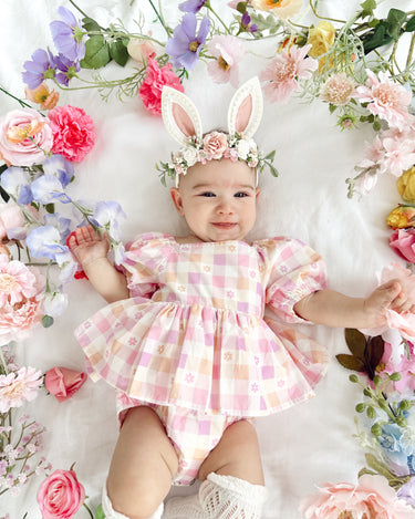 Ellie May Baby Girl Floral Romper