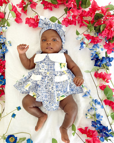 Ciao Bella Baby Girl Floral Romper