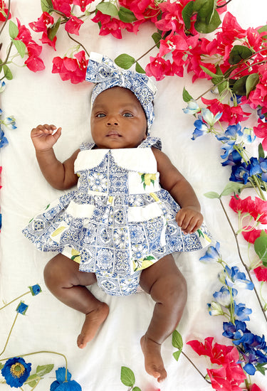 Ciao Bella Baby Girl Floral Romper