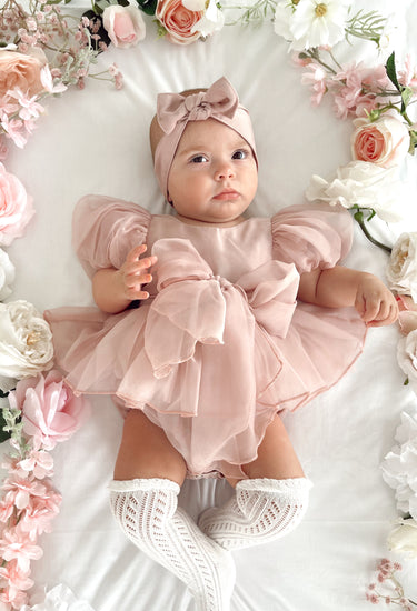 Blush Rose Clementine Baby Girl Hair Accessories