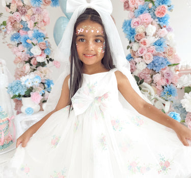 Primrose Fairy White Girls Party Dress