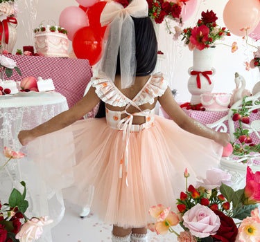 Peaches Girls Gingham Dress