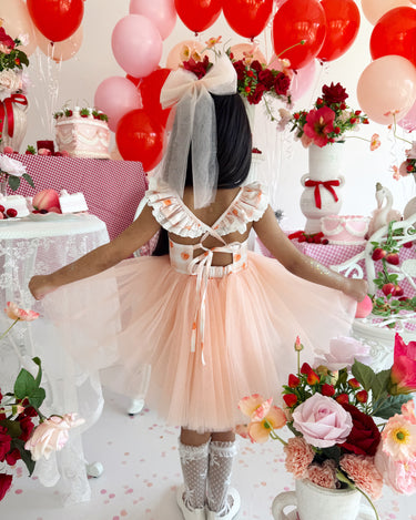 Peaches Girls Gingham Dress