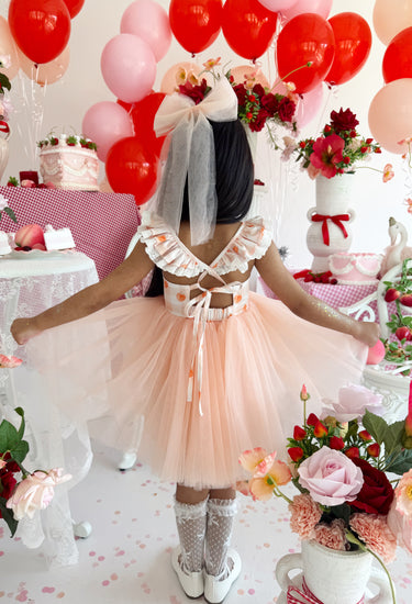 Peaches Girls Gingham Dress
