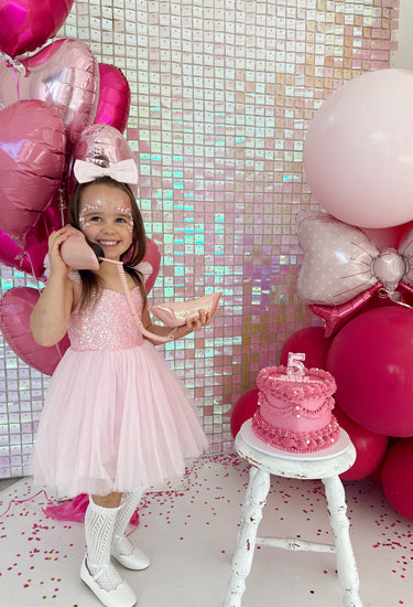 Candy Pink Sparkle Baby Girl Hair Accessories