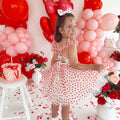 Be Mine White Heart Girls Party Dress