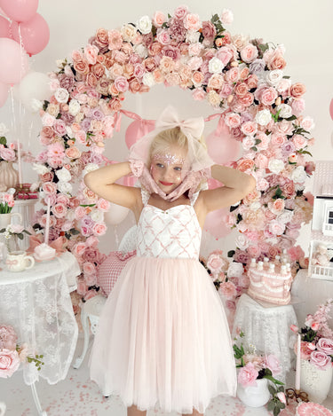 Fairy Tale Bow Girls Party Dress