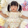 Clara Blossom Baby Girl Floral Romper