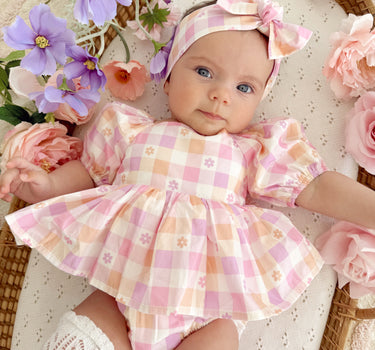 Ellie May Baby Girl Floral Romper