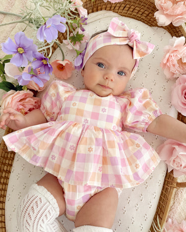 Ellie May Baby Girl Floral Romper