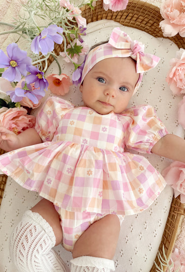 Ellie May Baby Girl Floral Romper