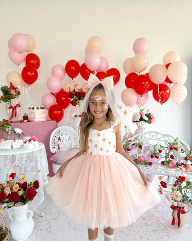 Peaches Girls Gingham Dress