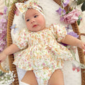 Clara Blossom Baby Girl Floral Romper