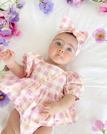 Ellie May Baby Girl Floral Romper