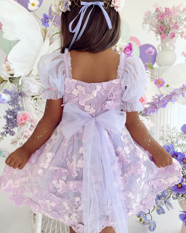 Margot Lilac Pink Rose Girls Party Dress - Special Occasion Wear Arabella & Rose Margot Lilac Pink Rose Girls Party Dress - Special Occasion Wear Arabella & Rose