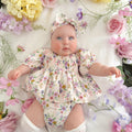Elina Floral Baby Girl Romper