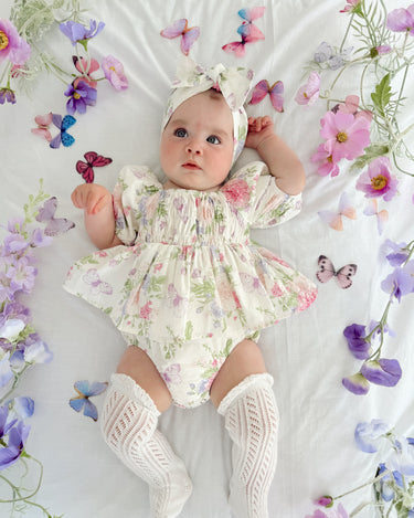 Fairy Garden Baby Girl Floral Romper