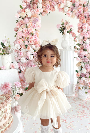 Cream Clementine Baby Girl Hair Accessories