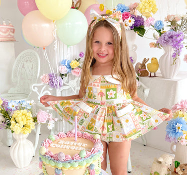 Dressy Daisy Baby Girl Polka Dot Dress - Fancy Tulle Party Dress With Headband
