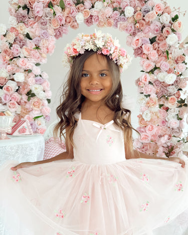 Florence Amour Perfect Pink Girls Party Dress Special Occasion