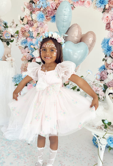 Lilly Petal Pink Girls Party Dress