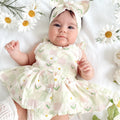 Juni Daisy Baby Girl Floral Romper