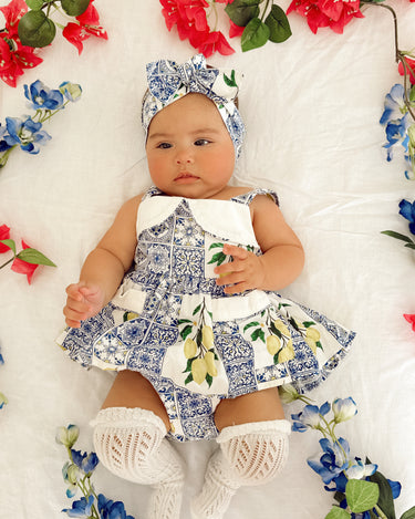 Ciao Bella Baby Girl Floral Romper