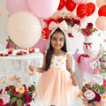 Peaches Girls Gingham Dress