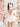 Princess Swan Pink Organza Girls Hair Bow
