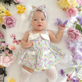 Eva Rose Baby Girl Floral Romper