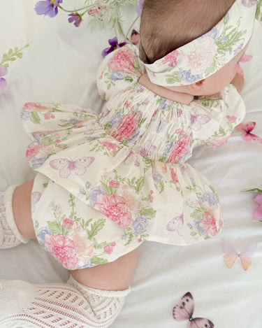 Fairy Garden Baby Girl Floral Romper