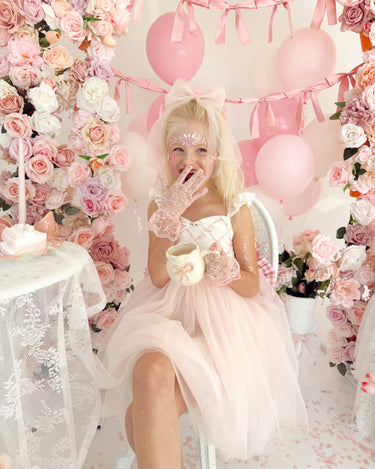 Fairy Tale Pink Tulle Girls Hair Bow – Arabella Rose