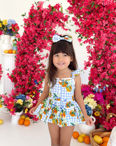 La Vita Belle Baby Girl Gingham Romper