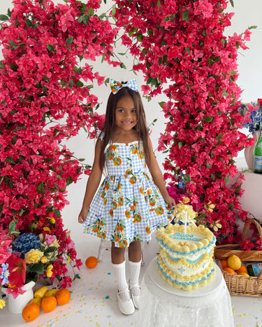 La Vita Belle Gingham Girls Dress