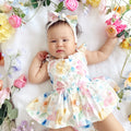 Sable Baby Girl Floral Romper