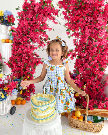 La Vita Belle Gingham Girls Dress