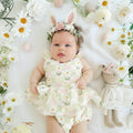 Juni Daisy Baby Girl Floral Romper