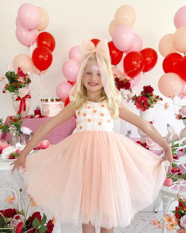 Peaches Girls Gingham Dress