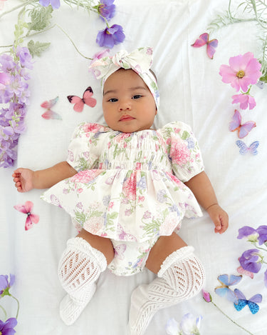 Fairy Garden Baby Girl Floral Romper