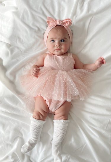 Wildflower Pink Rose Baby Girl Romper