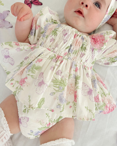 Fairy Garden Baby Girl Floral Romper