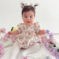 Elina Floral Baby Girl Romper