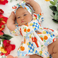 Euro Summer Baby Girls Floral Romper