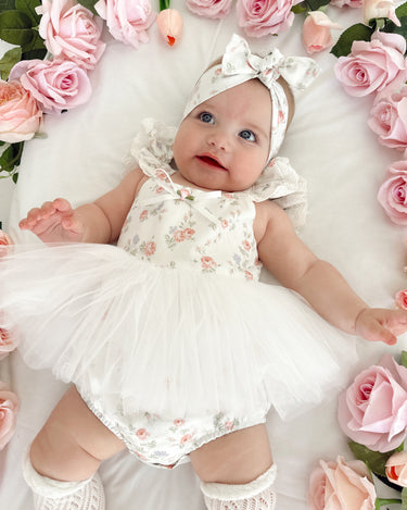 Cottage Fairy Baby Girl Romper