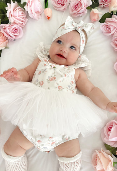 Cottage Fairy Baby Girl Romper