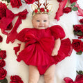 Dolly Ruby Red Baby Girl Romper