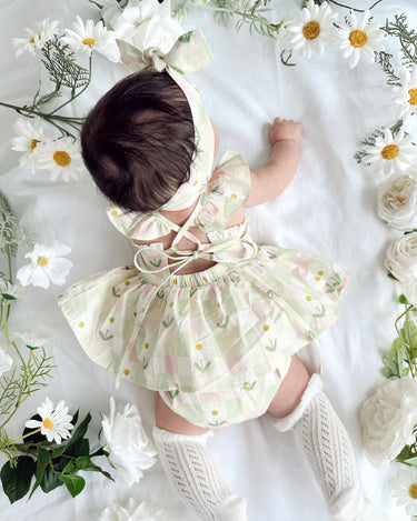 Juni Daisy Baby Girl Floral Romper