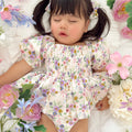 Elina Floral Baby Girl Romper